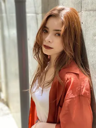 ロング ICON所属・艶美髪マスター 店長✂︎YUKKEのヘアスタイル