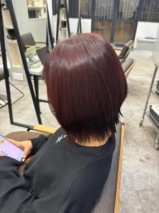 ショート ハイトーンカラー が絶対可愛い✨泰聖✨のヘアスタイル