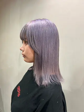 ミディアム ハイトーン/ブリーチ 🧁soraのヘアスタイル