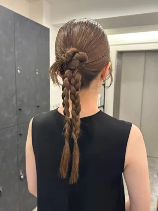 ロング ヘアアレンジ 銀座/ヘアセット/ 島村美帆のヘアスタイル