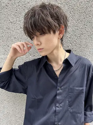 メンズ *モデル募集🫧愛さ れ透明感ヘア🫧福岡のヘアスタイル