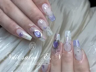 ネイル E.N🦋 長さ出し/持ち込みのネイルデザイン
