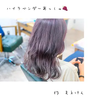 ロング カラー 前田 健太のヘアスタイル