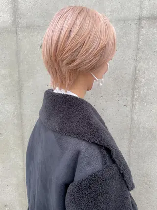 ショート カラー メンズパーマ メンズ特化ryoのヘアスタイル