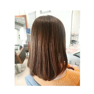 セミロング カラー ヘアアレンジ ◎モチマル チアキ◎のヘアスタイル