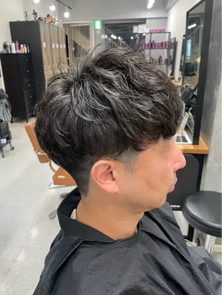 パーマ メンズ メンズモテパーマ💙 fuwaのヘアスタイル