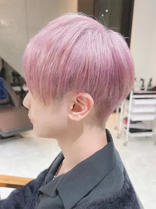 ショート カラー ヘアアレンジ メンズ 𝐑𝐈𝐍𝐊𝐀 🐣🩷のヘアスタイル