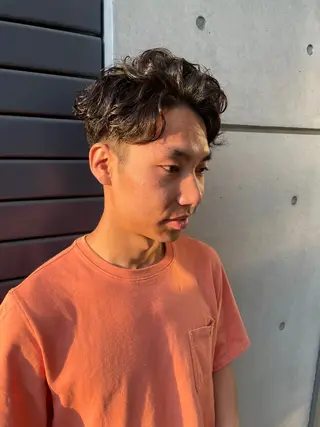 ショート パーマ メンズ メンズカット/パーマ 特化motooのヘアスタイル