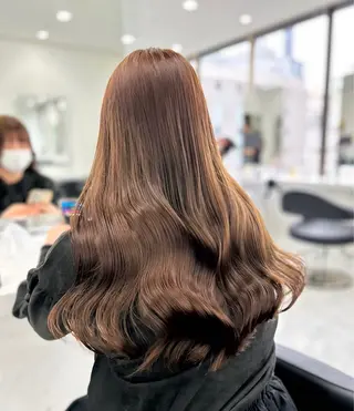 ロング 透明感ヘア/ベージュ 🩶shiho🩶のヘアスタイル