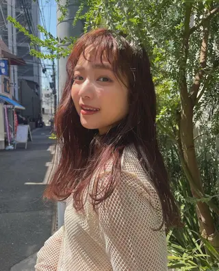 カラー shiomi H辻田 杏梨のヘアスタイル