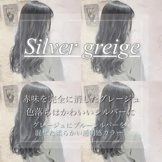 セミロング カラー Puamelia 名古屋所属・韓国風ヘア✻透明感 カラー✻yukaのヘアスタイル