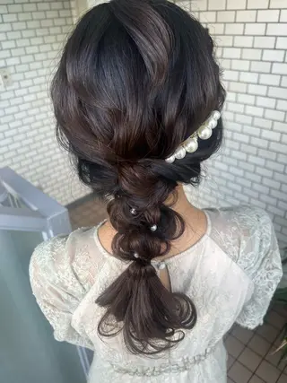 ヘアアレンジ 大人可愛いヘアメイク 💋🧚‍♀️しずかのヘアスタイル