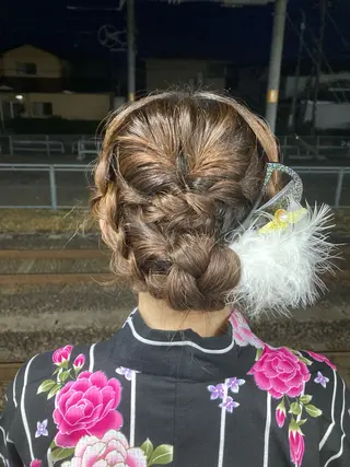 ヘアアレンジ 髪質改善韓国レイヤー /カラー/miyuのヘアスタイル