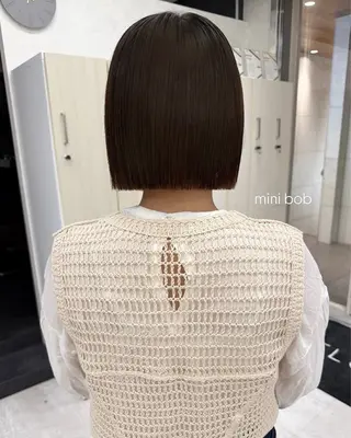 ショート rina/顔周り特化 柔らかいカラーのヘアスタイル