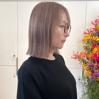 ショート カラー レイヤー/ブリーチ ♥️【木坂 桃歌】のヘアスタイル