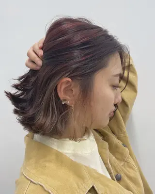ショート カラー momo所属・メンズヘアメイク 🩵Mayuki🩵のヘアスタイル