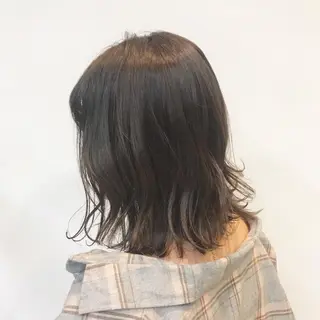 ミディアム カラー 嶋佐 昌大 シマサマオのヘアスタイル