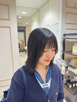 ミディアム 釣谷 優心のヘアスタイル