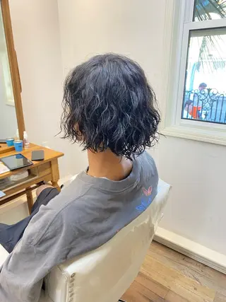 ショート パーマ メンズ hair salon 【ao.】所属・髪質改善/縮毛矯正 /TATSUYAのヘアスタイル