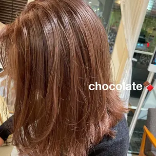 セミロング カラー ヘアアレンジ ハイトーンピンク🍑 ブリーチ🍑RINAのヘアスタイル