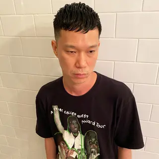 ショート カラー パーマ ヘアアレンジ メンズ キッズ ネイル マツエク・マツパ 中元 淳のヘアスタイル