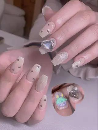 ネイル 長さだし専門店 M2　rikaのネイルデザイン