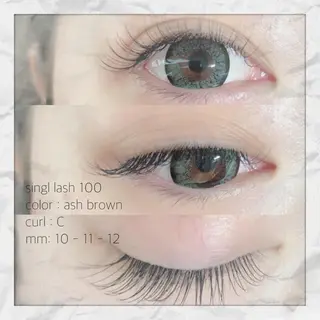 ショート カラー パーマ ネイル マツエク・マツパ Ray+beauty 中央橋店 岩永のマツエク・マツパデザイン