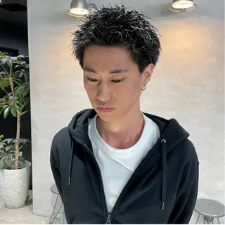 ショート カラー パーマ メンズ 🔥メンズ 特化🔥菊水皐暉🔥のヘアスタイル