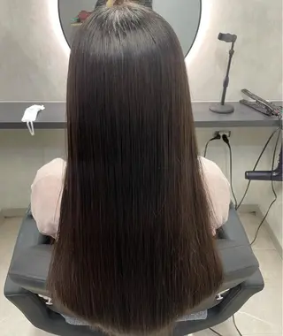 ロング XYZ所属・縮毛矯正/髪質改善 韓国風/MIKIYAのヘアスタイル