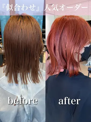 ミディアム 【1日2名様限定】 AFLOAT白川雄副のヘアスタイル