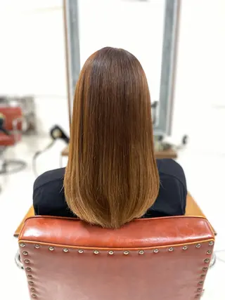 セミロング Fir-chi hair Design【ファーチヘアー】所属・縮毛矯正モデル募集中 ななみのヘアスタイル