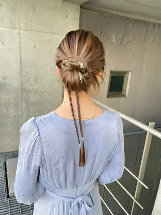 ロング ヘアアレンジ ヘアセット ✴︎Mai✴︎銀座のヘアスタイル