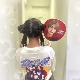 ヘアアレンジ 🎀透明感カラー🎀 ヘアメ／mikotoのヘアスタイル