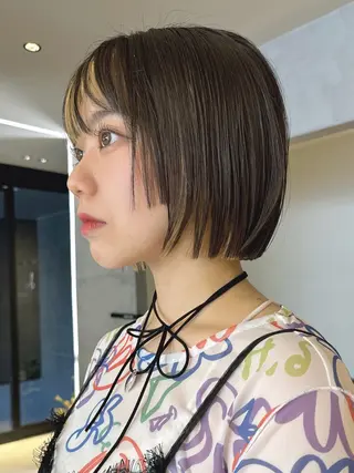 ショート 髪質改善・水素カラー ARIA(ému)のヘアスタイル
