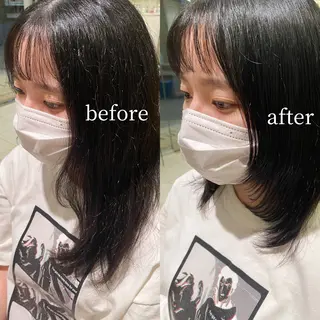 ミディアム 🎀オリーブベージュ /minami🎀のヘアスタイル