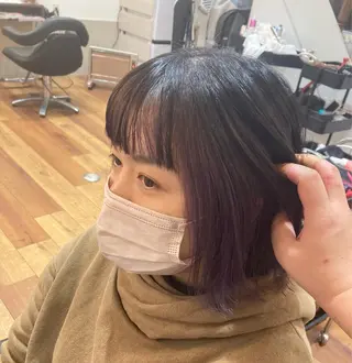 カラー MOLLASALON 浅香山店所属・ツジ モモカのヘアスタイル