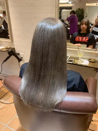 ロング カラー ヘアアレンジ ✨艶髪✨透明感✨ 山内大樹のヘアスタイル