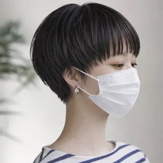 ショート カラー 遠藤 広美のヘアスタイル