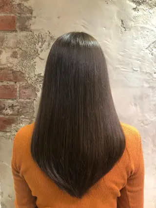 セミロング カラー 顔周り/くびれヘア 韓国ヘア💕風間るなのヘアスタイル