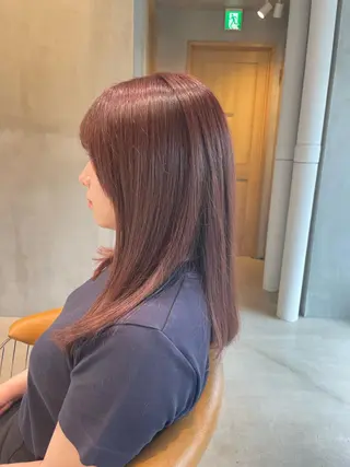 カラー 野口 菜緒のヘアスタイル