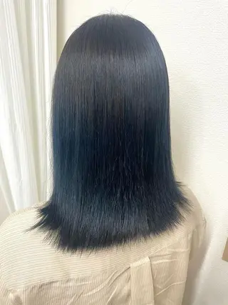 ミディアム カラー ケアブリーチ /髪質 改善/古橋圭史郎のヘアスタイル