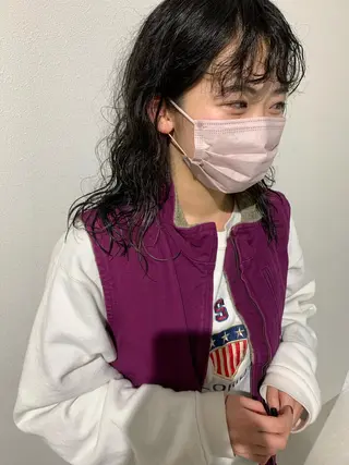 ミディアム カラー ANY／SUE 千葉パーマのヘアスタイル