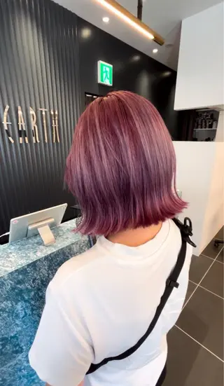 ミディアム カラー EARTH 川口のヘアスタイル