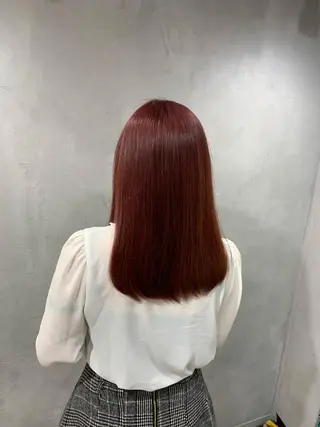 セミロング カラー EIGHT second【エイトセカンド】所属・江畑 匠 新宿三丁目 徒歩30秒⭐️のヘアスタイル