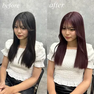 ロング カラー エクステ&"盛れる" 艶髪✨SYURIのヘアスタイル