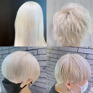 カラー EMANON新宿南口所属・ケアブリーチ×艶カラ ー️🫧Shioriのヘアスタイル