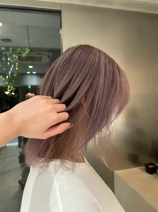 セミロング 馬場 菜乃夏のヘアスタイル