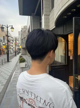 カラー メンズ 小林 心のヘアスタイル