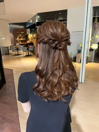 セミロング ヘアアレンジ ショート／ミニボブ マンツーマン/マユコのヘアスタイル