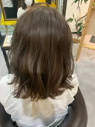 ミディアム ufufu所属・境 菜摘のヘアスタイル